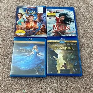 Disney Blu-ray Set 4 Movies